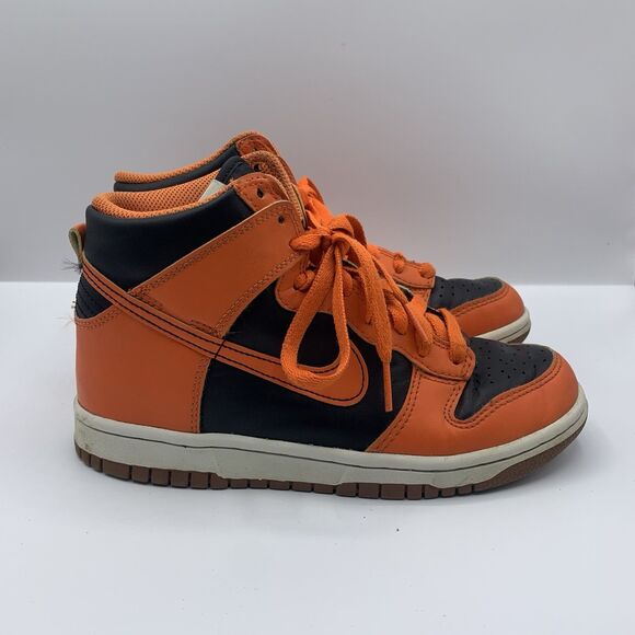 Nike Dunk High Safety Orange Halloween DB2179-004 Size US 5 Y - Picture 3 of 8